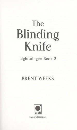 The blinding knife (2012, Orbit)