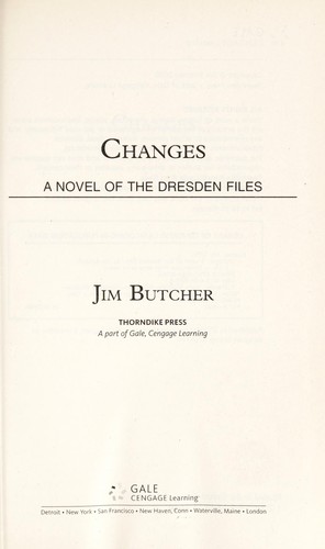 Changes (2010, Thorndike Press)