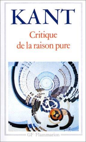 Critique de la raison pure (French language, 1987)