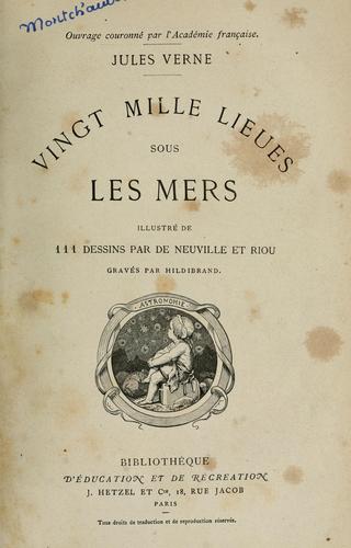 Vingt mille lieues sous les mers (French language, 1871, J. Hetzel)