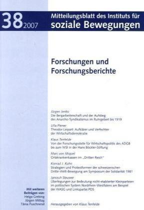 Forschungen und Forschungsberichte (Paperback, German language, 2007, Klartext Verlag)
