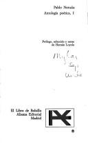 Antología poética (Spanish language, 1981, Alianza Editorial)