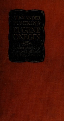 Eugene Onegin (1937, University of California press)