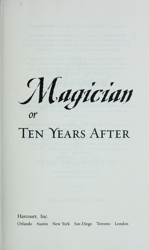 The mislaid magician, or, ten years after (2006, Harcourt)