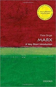 Marx (2018, Oxford University Press)