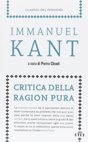 Critica della ragion pura (Italian language, 2013)