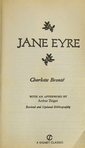 Jane Eyre (1991, Signet Classic)