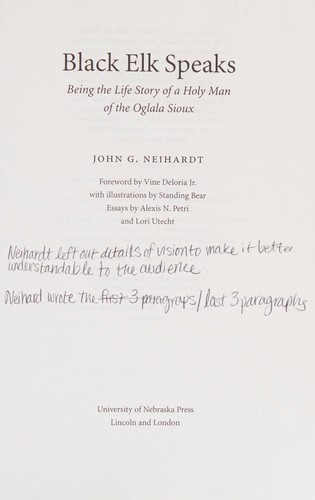 Black Elk speaks (Paperback, 2004, University of Nebraska Press)