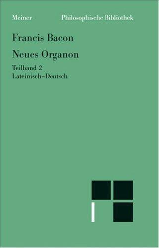 Neues Organon (German language, 1990, F. Meiner)