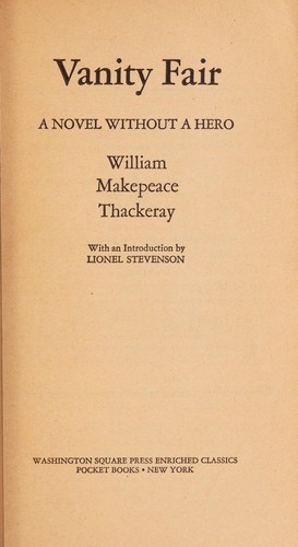 Vanity Fair (1972, Pocket Books)