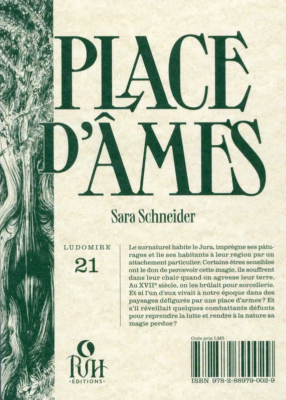Place d'âmes (français language, 2024, PVH Éditions)