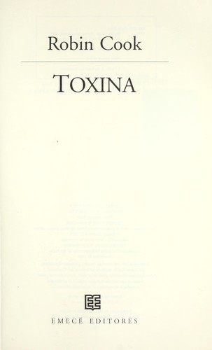 Toxina (Spanish language, 1999, Emece Editores)