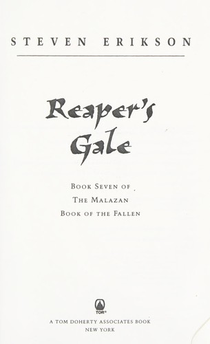 Reaper's gale (Hardcover, 2008, Tor)