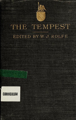 SHAKESPEARE’S COMEDY OF The Tempest (1904, American Book Company)