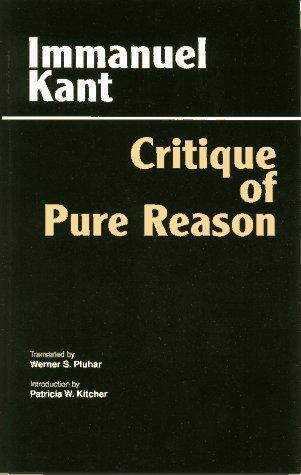Critique of pure reason (1996)