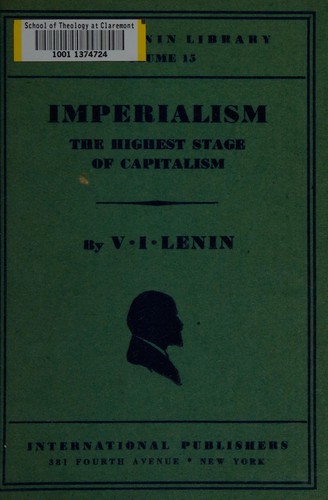 Imperialism (1935, International Publishers)