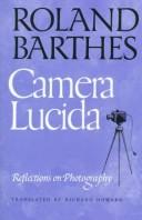 Camera lucida (1981, Hill and Wang)