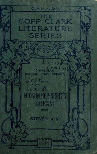 Shakespeare's A midsummer night's dream (1918, Copp, Clark)