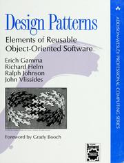 Design patterns (1995, Addison-Wesley)