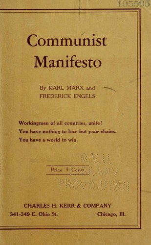 Manifesto of the Communist party (1910, C.H. Kerr & company)