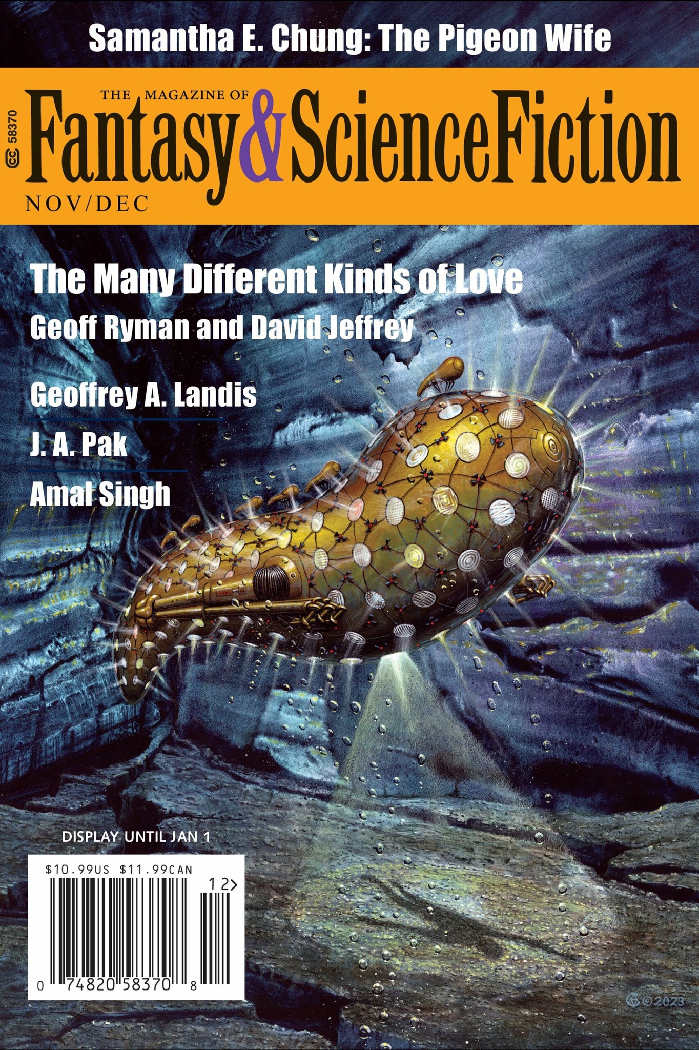 The Magazine of Fantasy and Science Fiction, November/December 2023 (2023, Spilogale, Inc..)