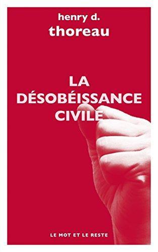 La désobéissance civile (French language, 2018)