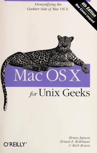 Mac OS X for Unix geeks (2008, O’Reilly Media)