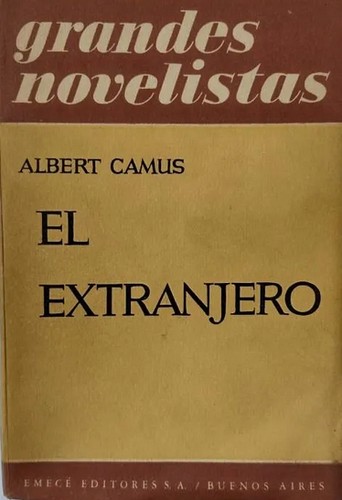 El extranjero (Paperback, Spanish language, 1949, Emecé)