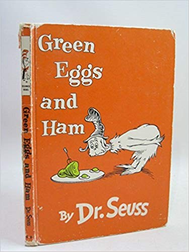 Green Eggs & Ham (1966, Beginner Books, Div of Random House, Inc., Random House of Canada, Ltd.)