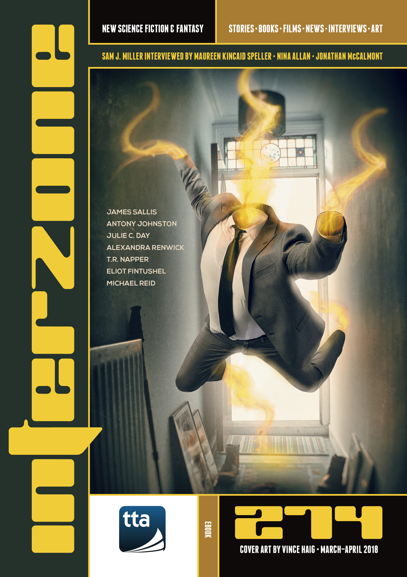 Interzone #274 (March-April 2018) (EBook, 2018, TTA Press)