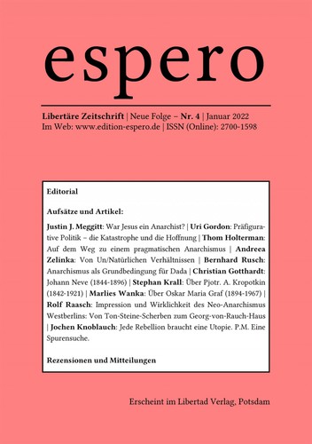 espero 4 (EBook, German language, 2021, Libertad Verlag)