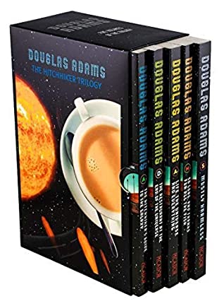 Hitchhiker's Guide to the Galaxy Trilogy Collection 5 Books Set by Douglas Adams (Paperback, 2019, Picador Books)