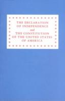 The Declaration of Independence and the Constitution of the United States of America (1984, Georgetown University Press)