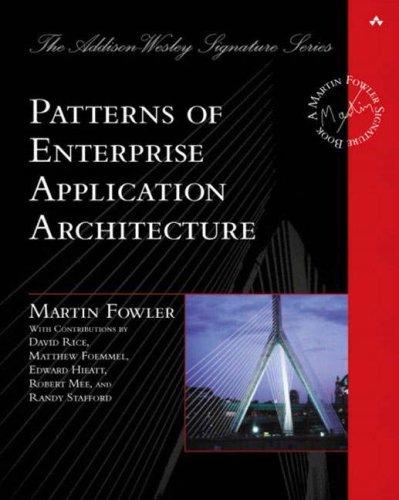 Patterns of Enterprise Application Architecture (Hardcover, 2003, Addison-Wesley Professional)