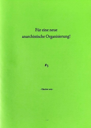 Für eine neue anarchistische Organisierung! (Paperback, German language, 2020, Black Mosquito)