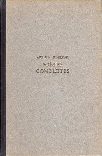 Poésies complètes (Hardcover, French language, 1938, Paul Demeny-Fils)
