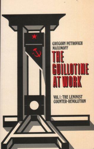 The Guillotine At Work Vol 1 (1979, Black Thorn Books)