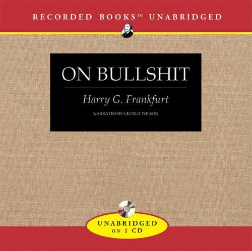 On Bullshit (AudiobookFormat, 2005, Recorded Books)