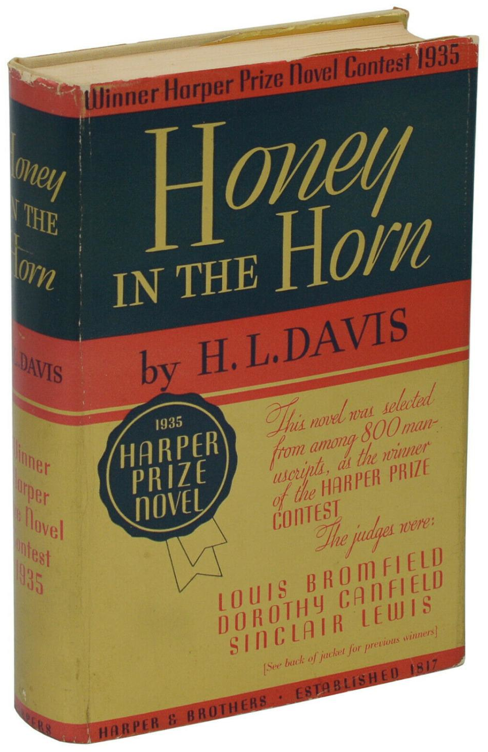 Honey in the Horn (Hardcover, 1935, Harper & Brothers)