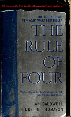 The rule of four (2005, Bantam Dell)