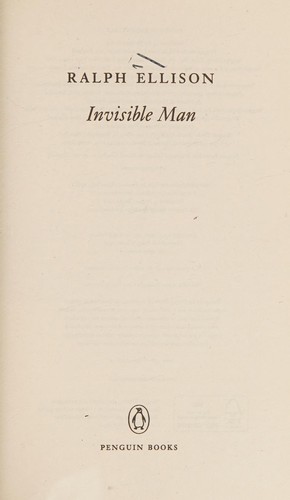 Invisible Man (2014, Penguin Books, Limited)