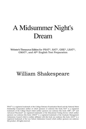 A Midsummer Night's Dream (2006, Icon Reference)
