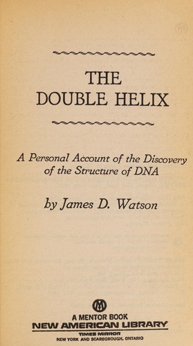 The Double Helix (Paperback, 1969, Signet)