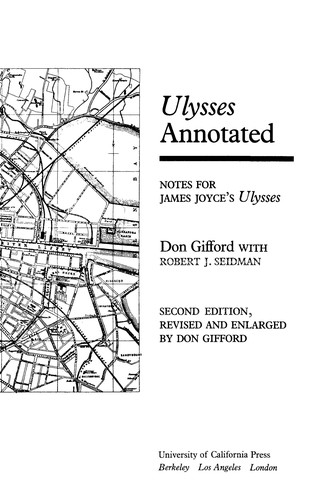 Ulysses annotated (1988, University of California Press)