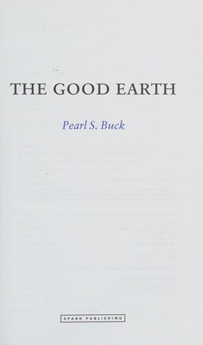 Good Earth, Pearl S. Buck (2008, Sparknotes)