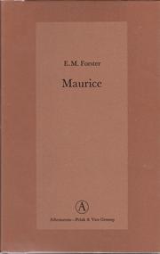 Maurice (Dutch language, 1978, Athenaeum-Polak & Van Gennep)