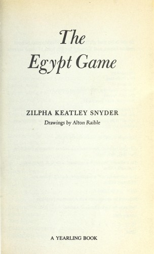 Egypt Game (1991, Bantam Doubleday Dell Publishing Group)