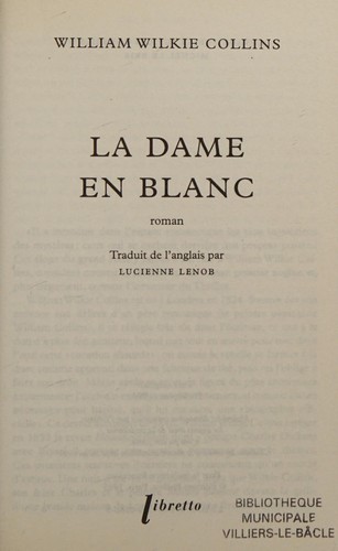 La dame en blanc (French language, 2010, Phébus)