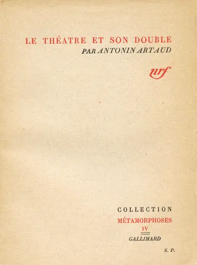 Le Théâtre et son double (Français language, 1938, Seuil)