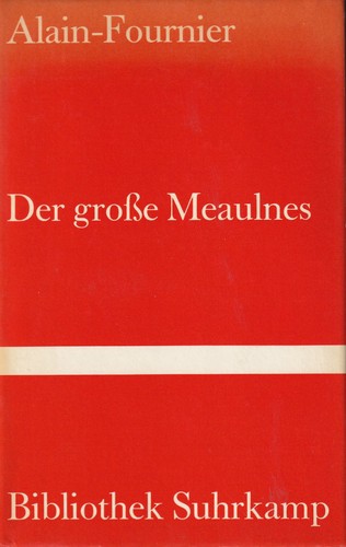 Der große Meaulnes (Hardcover, German language, 1988, Suhrkamp Verlag)